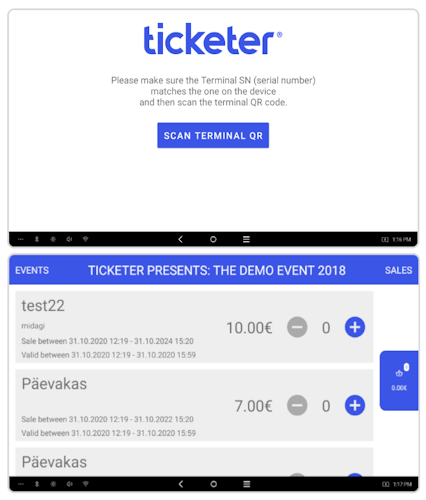 Ticketer Terminal